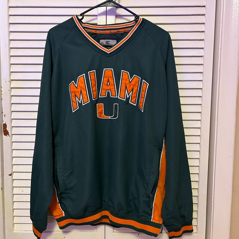 University of Miami Colosseum Pullover Jacket